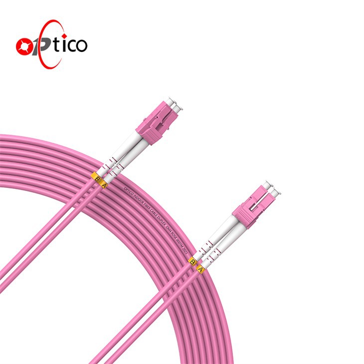 LC PC LC PC OM4 Duplex Patchcord