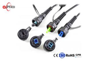 Conector óptico ODVA SC IP68 Protección Impermeable Exterior