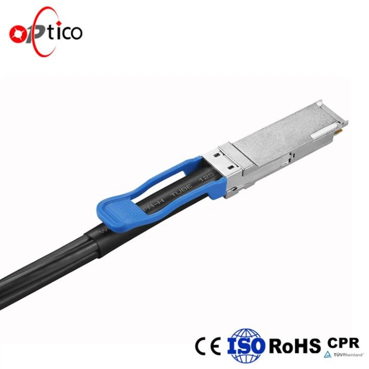 DAC 100G QSFP28 4xSFP28 QSFP+ 1M Direct Attach Cable DAC 100G QSFP28 4xSFP28 QSFP+ 1M Direct Attach Cable