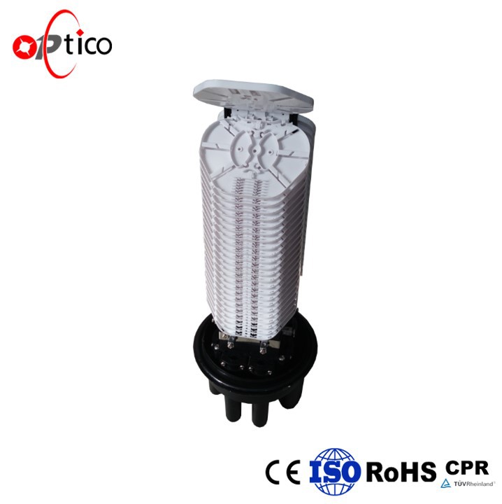 CV016A Cierre de empalme de fibra óptica tipo domo 576F IP68