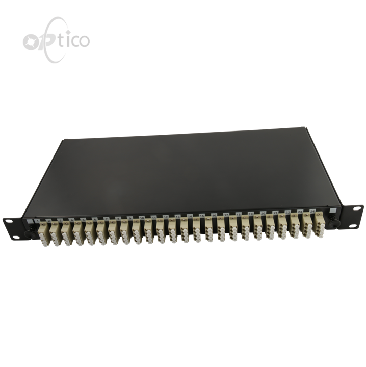 1U Fiber Patch Panel With 24 SC Duplex