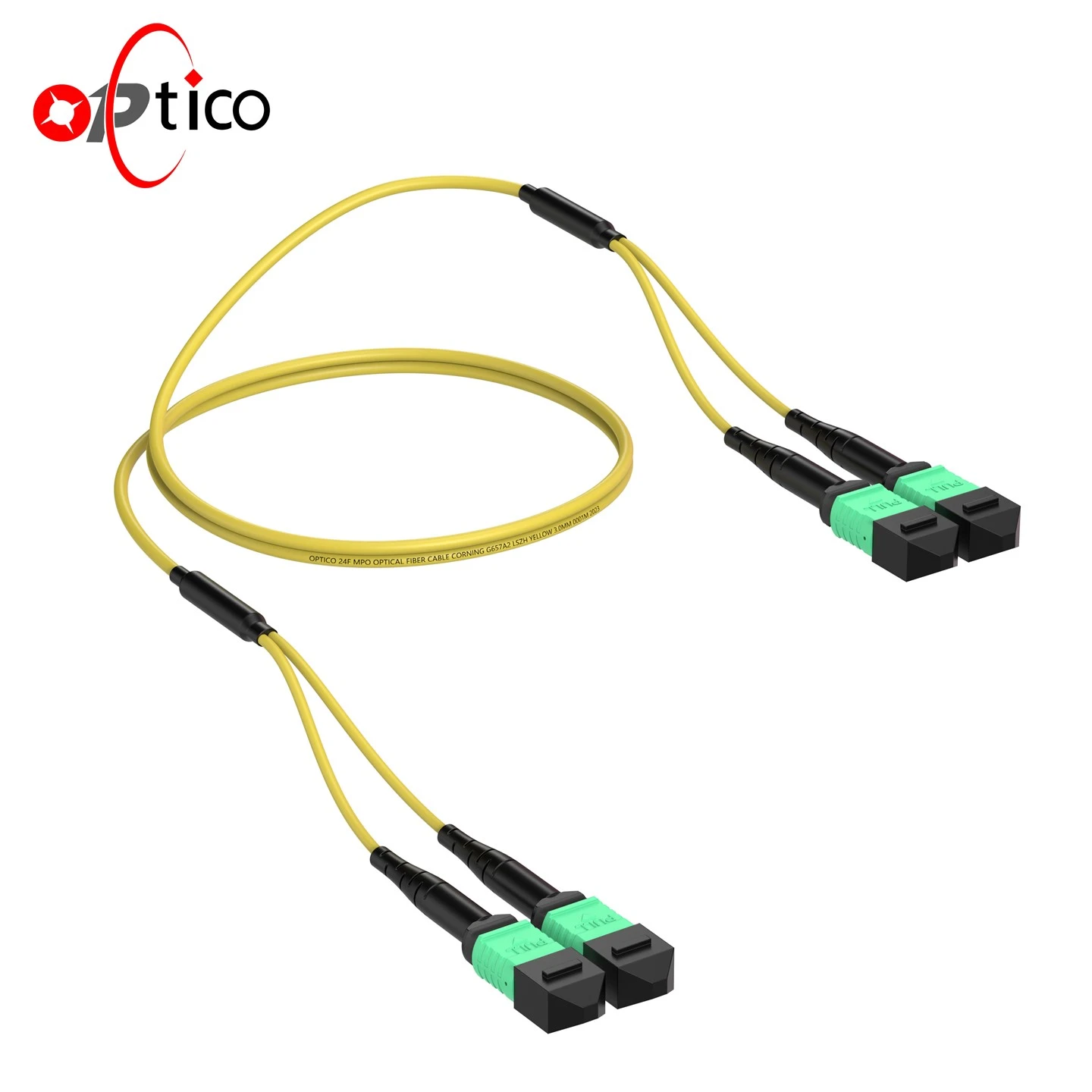 24f MPO Cable Trunk OS2 Hembra 2 × 12